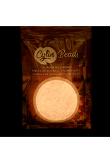 cb1117  11 Cylin Glow In Dark Pink Ab to Peach c/l  12g