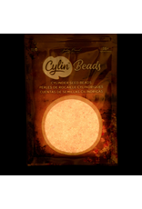 cb1118  11 Cylin Glow In Dark Pink Neon Ab to Peach c/l  12g