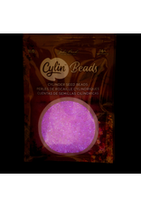 cb1119  11 Cylin Glow In Dark Rose Ab to Peach c/l  12g