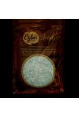 cb1121  11 Cylin Glow In Dark Violet Ab to Green c/l  12g
