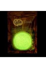 cb1122  11 Cylin Glow In Dark Yellow Ab to Yellow c/l  12g