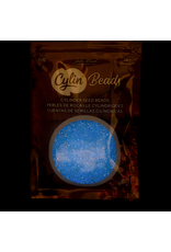 cb1131  11 Cylin Glow In Dark  Light Blue Ab to Blue  c/l  12g