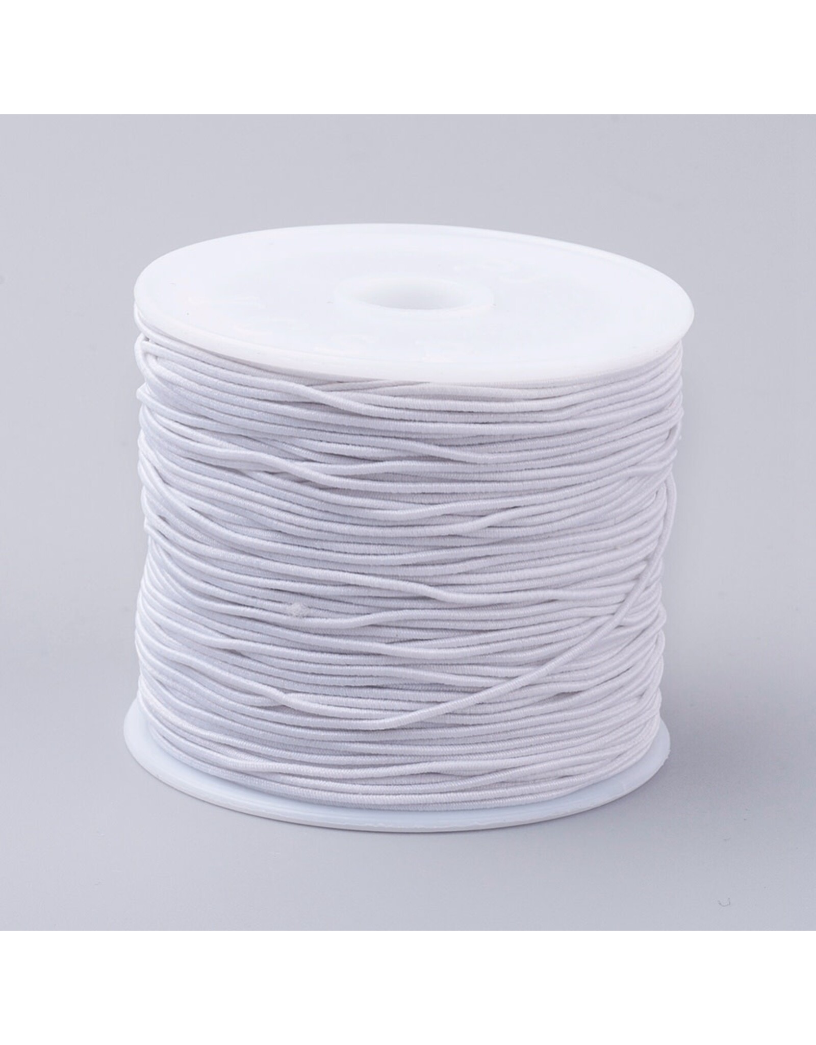 Elastic Cord  White   .8mm  x24m