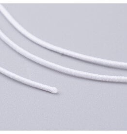 Elastic Cord  White   .6mm  x34m