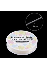 Elastic Cord  Clear Round  .6mm  x15m