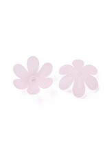 20mm Acrylic  Flower Random Mix   x30