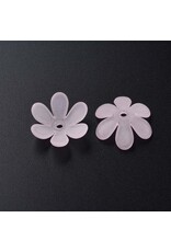 20mm Acrylic  Flower Random Mix   x30