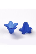18x12mm Acrylic Bell Flower x30