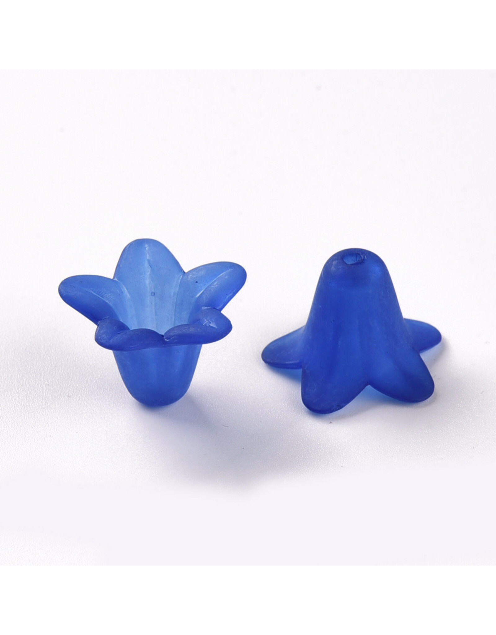 18x12mm Acrylic Bell Flower x30