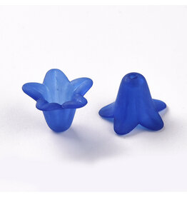 18x12mm Acrylic Bell Flower x30