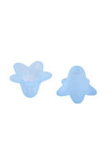 18x12mm Acrylic Bell Flower x30