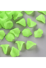 18x17mm Acrylic Flower Cap  x20