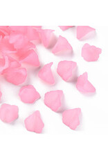 18x17mm Acrylic Flower Cap  x20