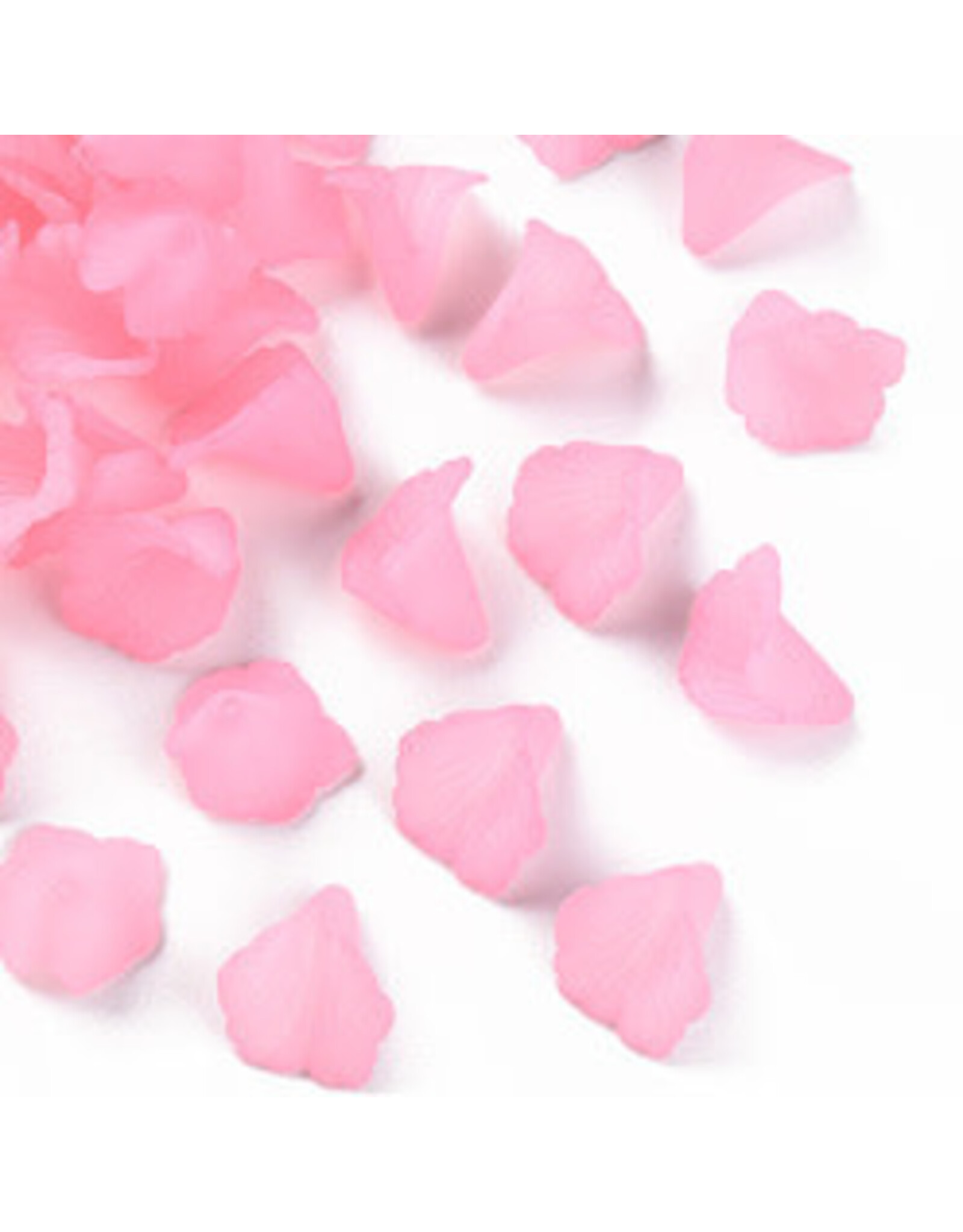 18x17mm Acrylic Flower Cap  x20