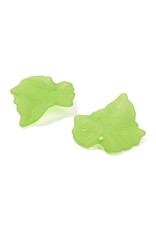 Leaf Acrylic Light Green Matte 24mm   x35
