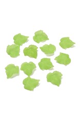 Leaf Acrylic Light Green Matte 24mm   x35
