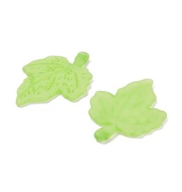 Leaf Acrylic  Green Matte 36mm   x25