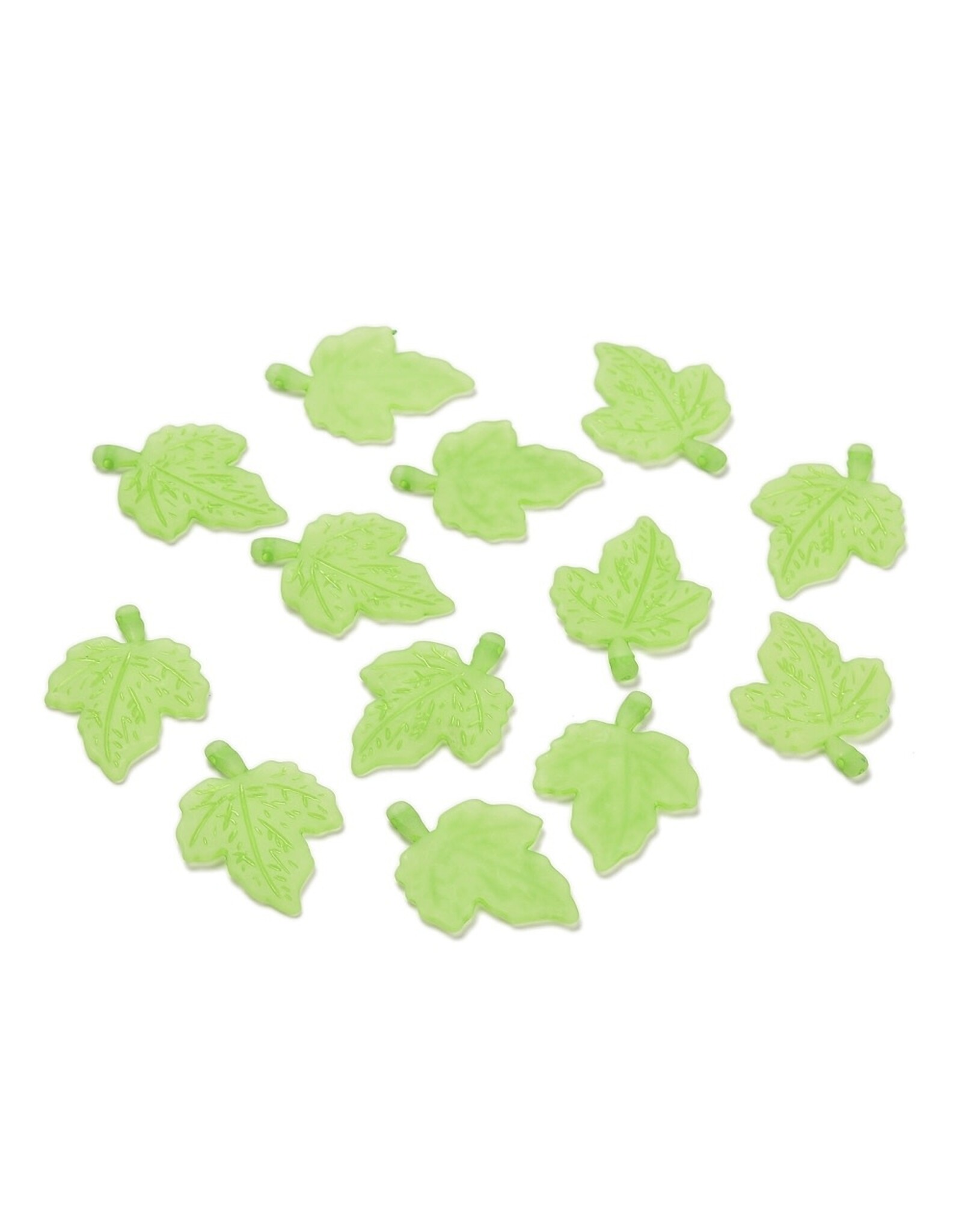 Leaf Acrylic  Green Matte 36mm   x25