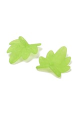 Leaf Acrylic  Green Matte 27mm   x30