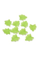 Leaf Acrylic  Green Matte 27mm   x30