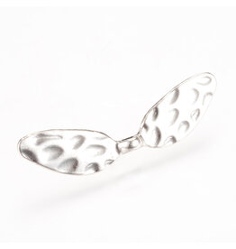 Wing Bead Antique Silver 11x42x5mm   NF