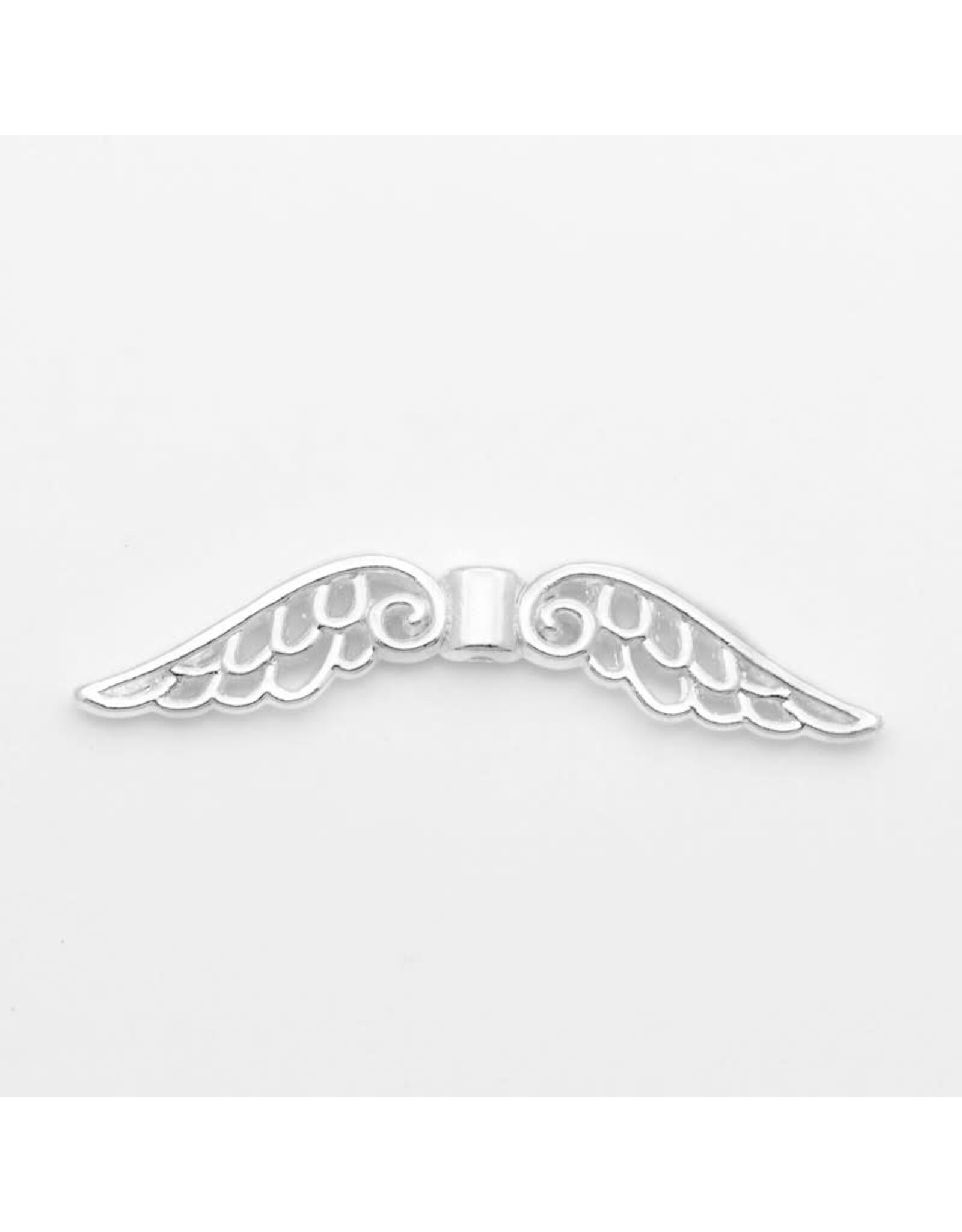 Wing Bead Antique Silver 51x14mm NF