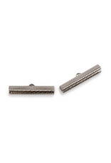 Ribbon End  8x35mm Platinum