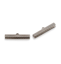Ribbon End  8x35mm Platinum