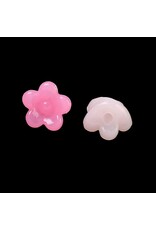 10mm Acrylic Bell Flower  Jelly  Mix x100