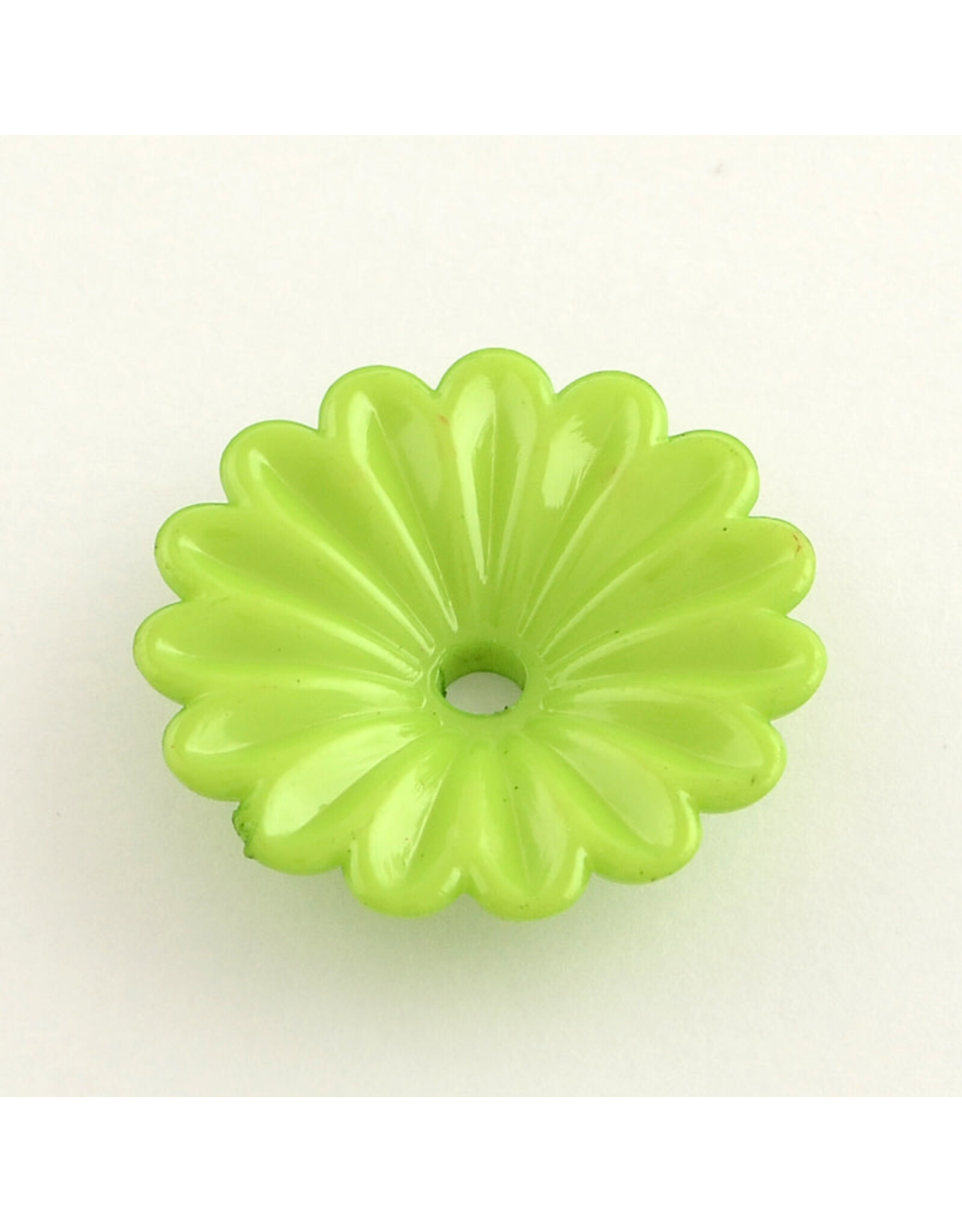 31mm Acrylic Flower  Opaque Mix  x6 Pair