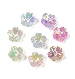 8mm Acrylic Flower Mix AB  x50