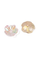 8mm Acrylic Flower Mix AB  x50