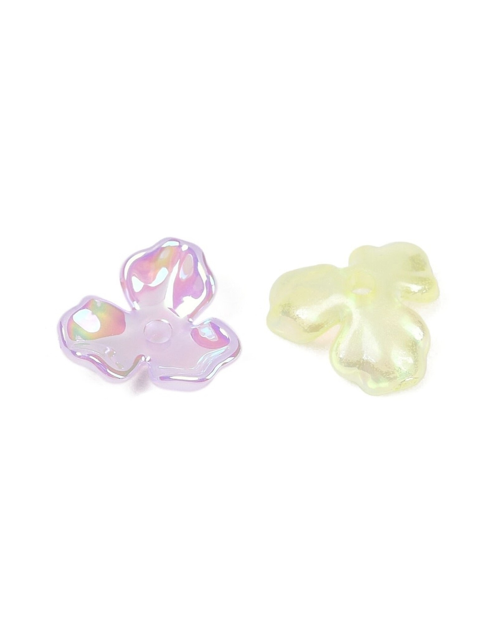 9mm Acrylic Flower Mix AB  x50
