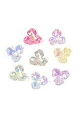 9mm Acrylic Flower Mix AB  x50