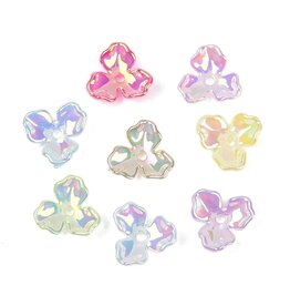 9mm Acrylic Flower Mix AB  x50