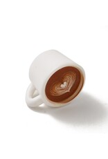 Coffee Mug with Heart  17mm   x2
