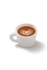 Coffee Mug with Heart  17mm   x2