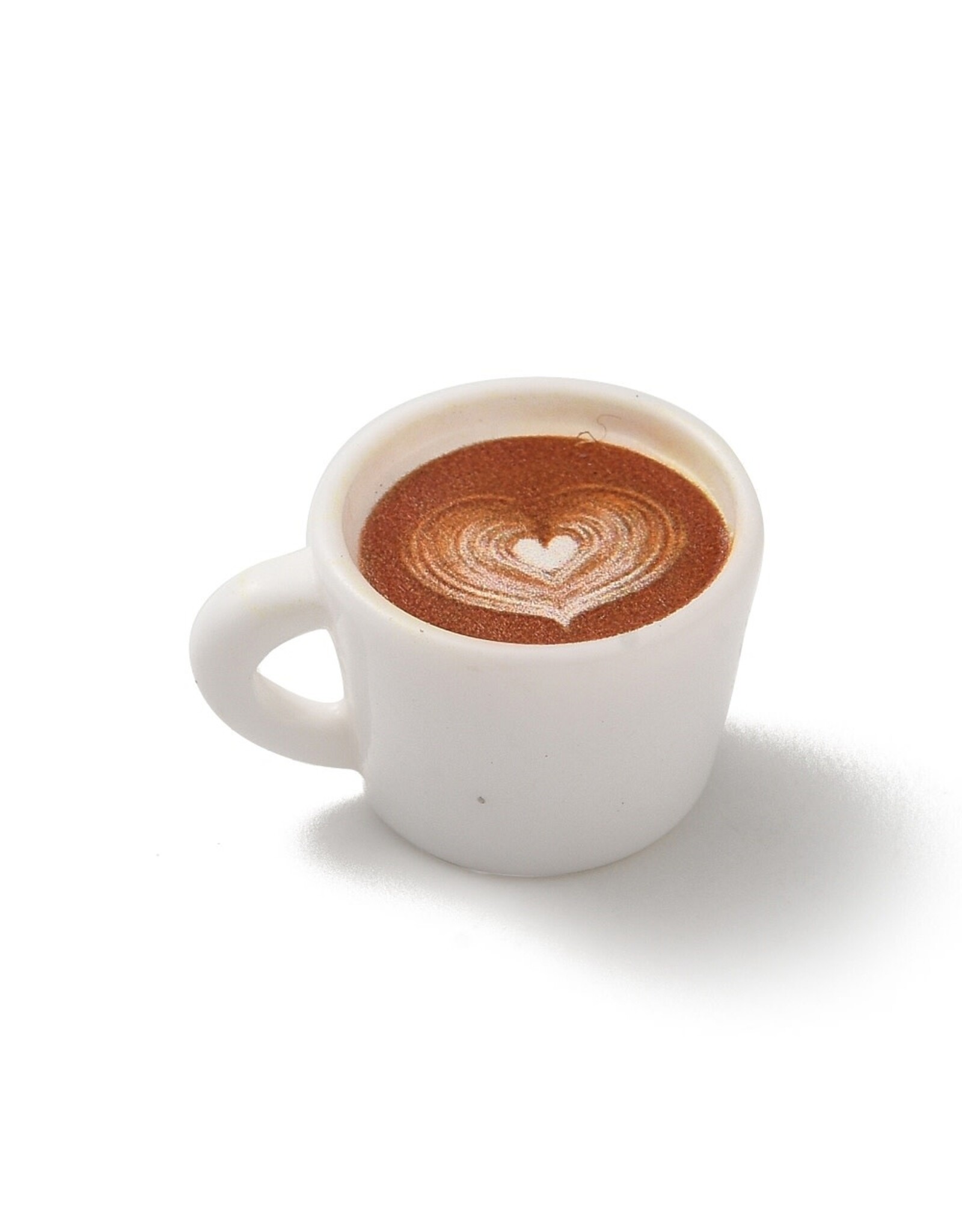 Coffee Mug with Heart  17mm   x2