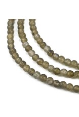 Labradorite  2mm Grade A 15” Strand  apprx 170  beads