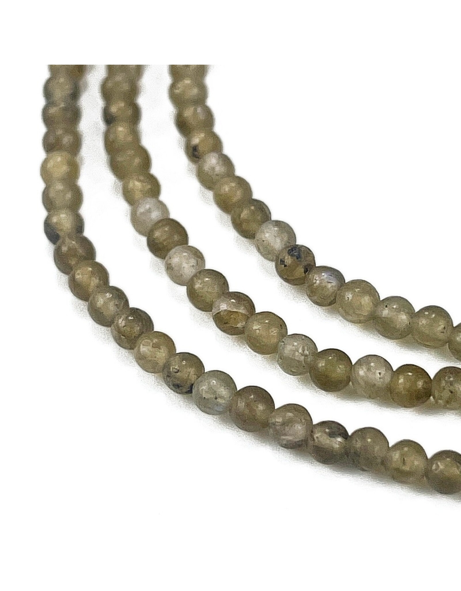 Labradorite  2mm Grade A 15” Strand  apprx 170  beads