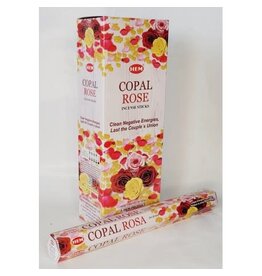 Hem Copal Rose  Incense Sticks  x20