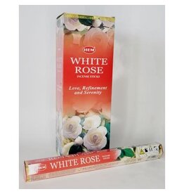 Hem White  Rose  Incense Sticks  x20