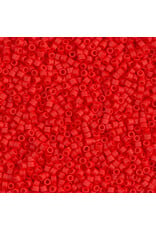 Miyuki db757 11 Delica  Opaque Vermillion Red Matte