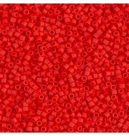 Miyuki db757 11 Delica  Opaque Vermillion Red Matte