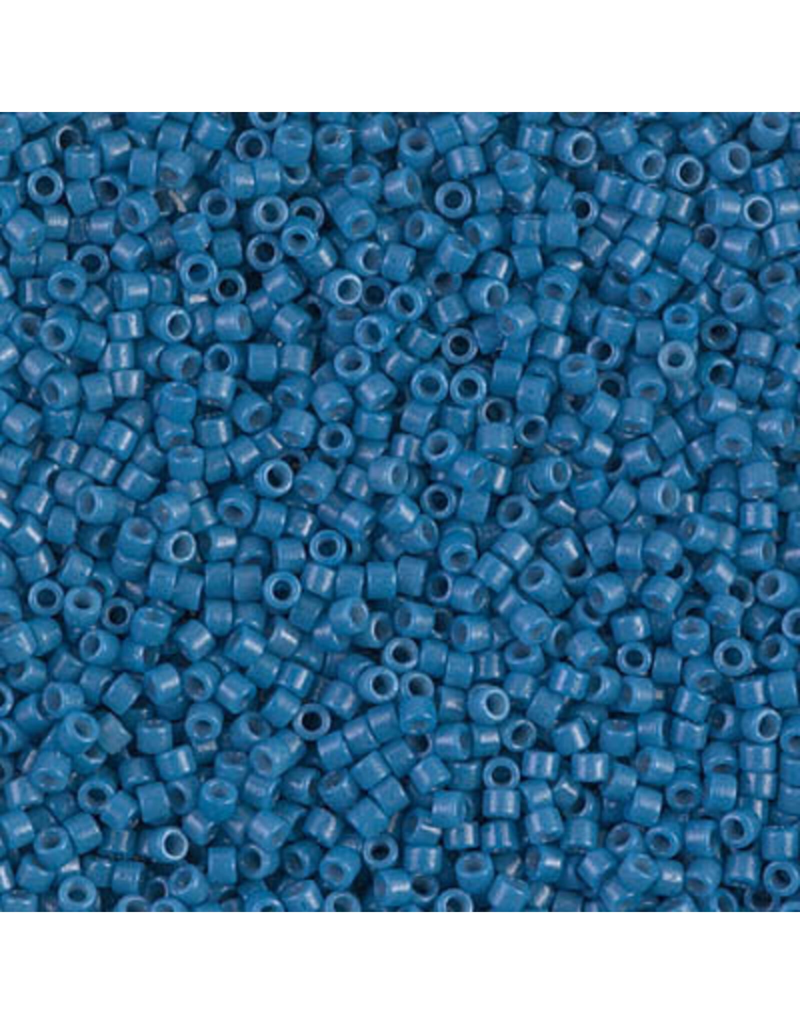 Miyuki db2135 11 Delica  Opaque Dusk Blue  Duracoat