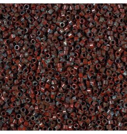 Miyuki db2263 11 Delica   Opaque Garnet Red Picasso