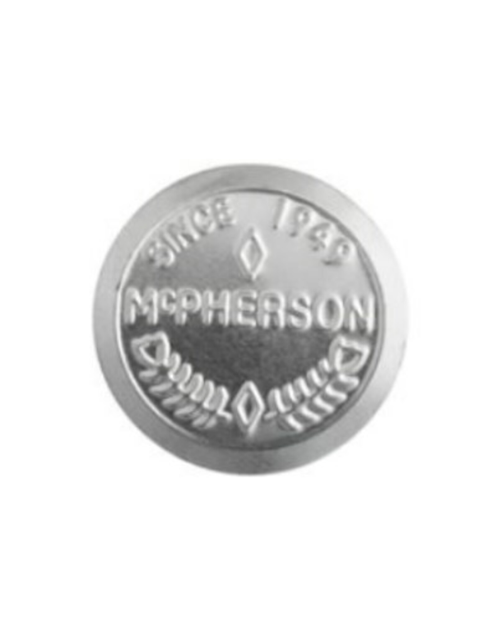 Flat Plate  Embossed McPherson 64mm   x25