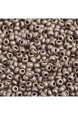 Czech 42014  10  Seed   Brown Grey Matte Metallic Terra
