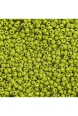 Czech 1066 10  Seed  Opaque Light Olive Green