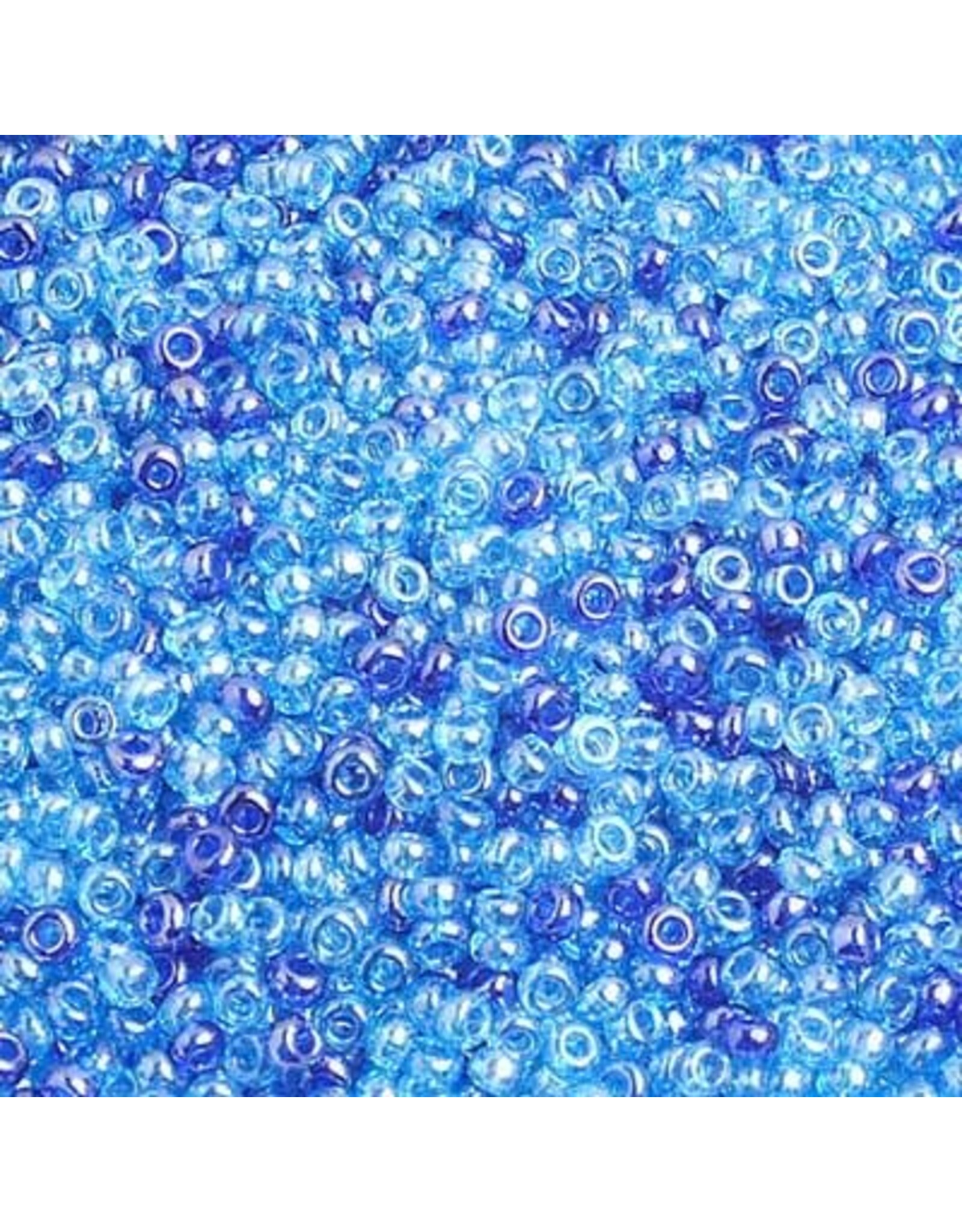 Czech 2011  10  Seed  Transparent  Blue Lustre Mix